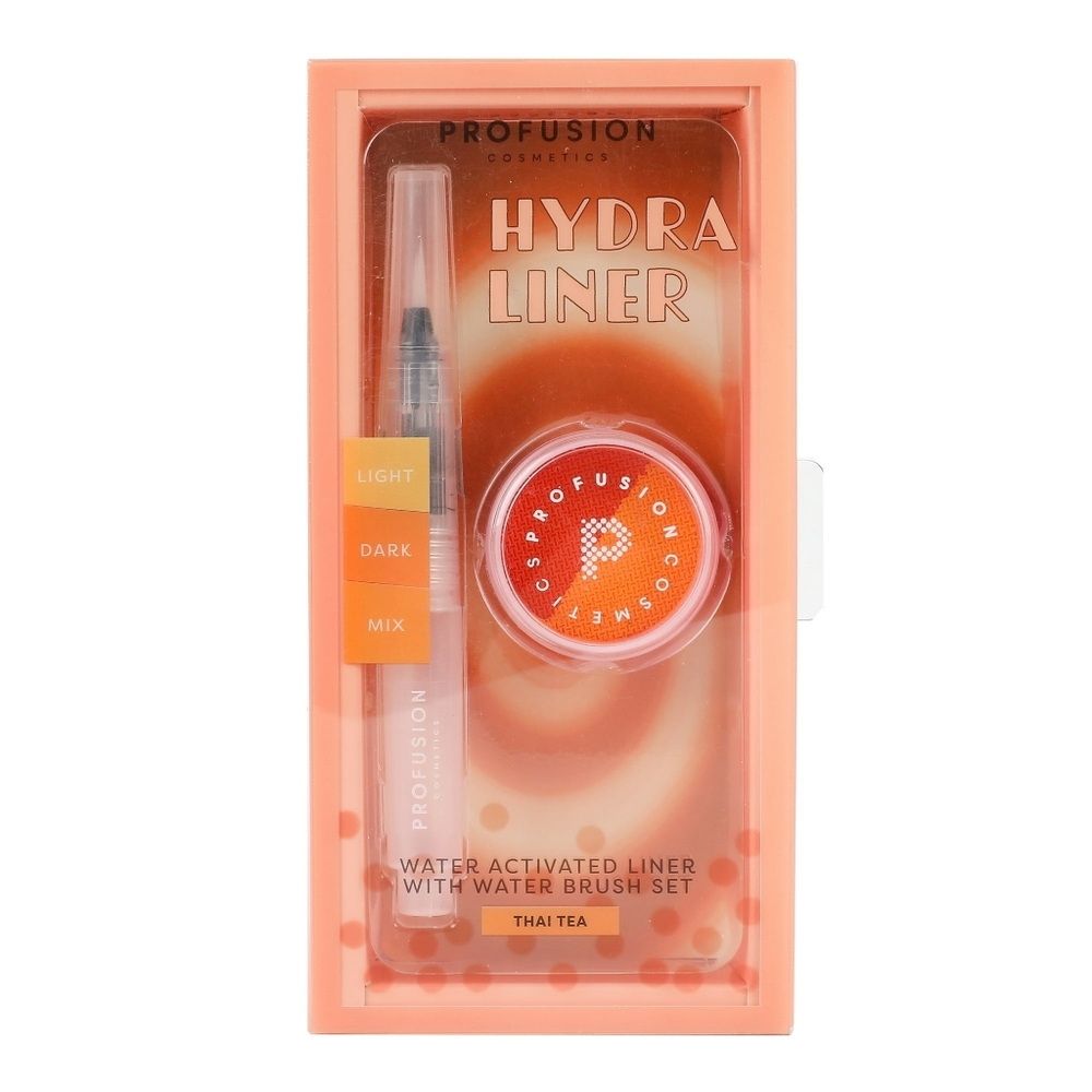 *3/15* NEW Profusion Boba Two Tone Hydra Water Activated Liner Set Thai Tea